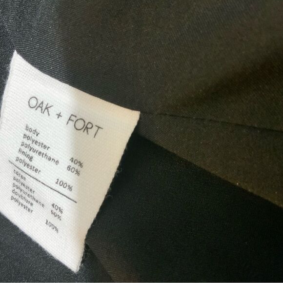 Oak + Fort vegan Leather Biker Jacket Women’s XS - Picture 9 of 9